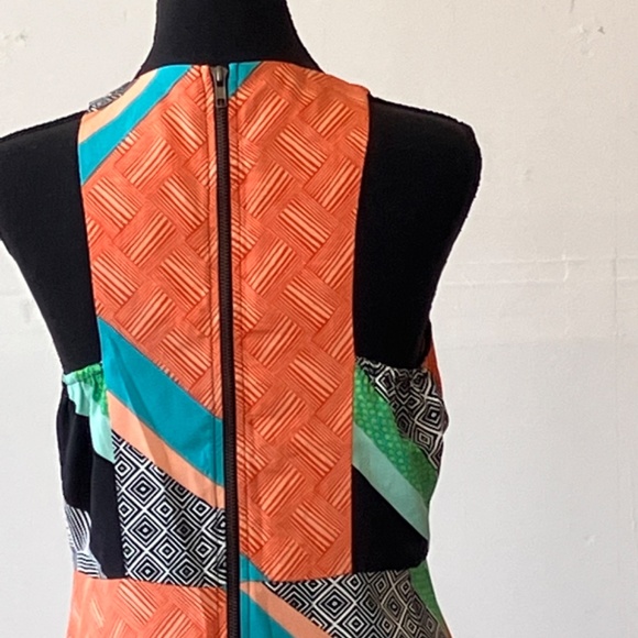 Bar III geometric pattern full length dress - Picture 8 of 10